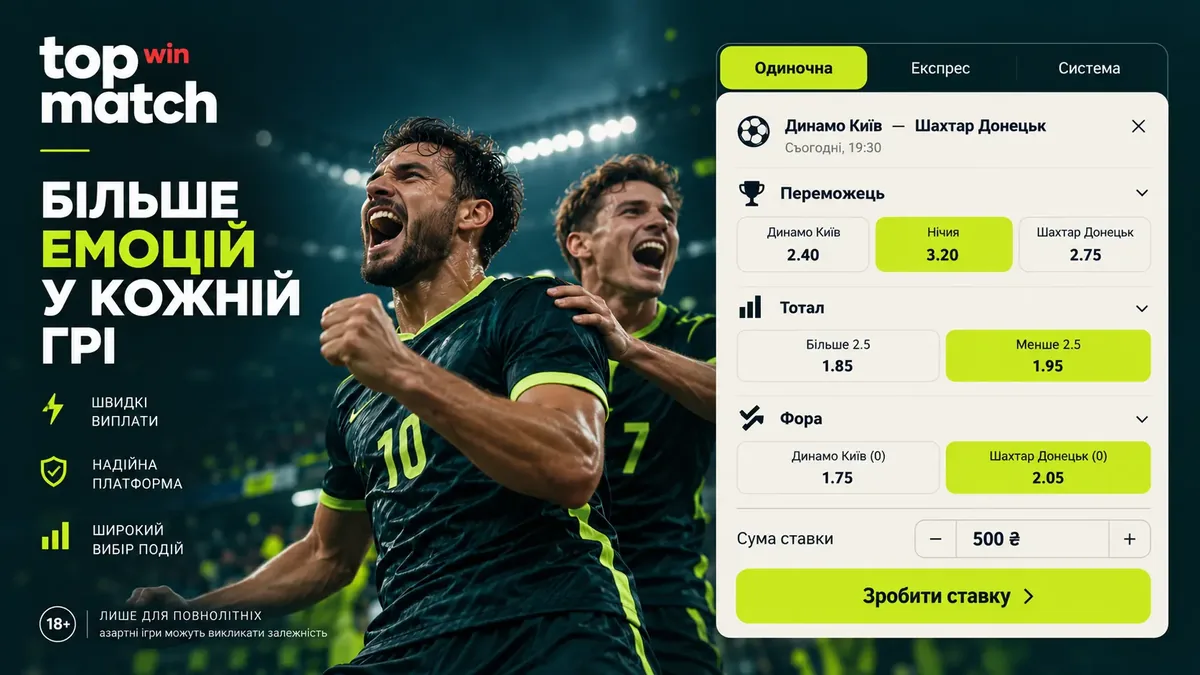 Купон ставок TopMatch: ординар, експрес і система